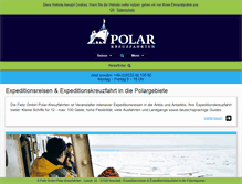 Tablet Screenshot of polar-kreuzfahrten.de